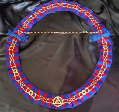 Royal Arch Provincial Principals / Superintendent Chain - Triangular Collar - Click Image to Close